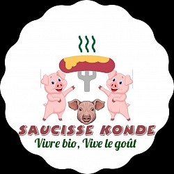 Saucisse KONDE logo réalisé par iceberg